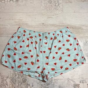 Pink Victorias Secret Watermelon Sleepwear Shorts